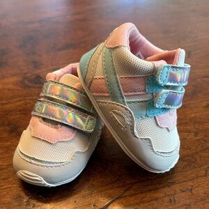 New Mayoral Stylish Kids Shoes with Pink and Blue Accents, Size Newborn